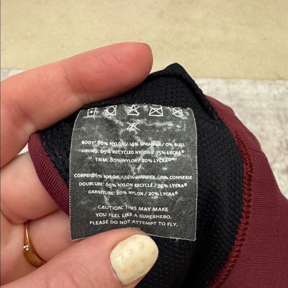 NOBULL Women's burgundy Sports Bra Size Medium - Picture 7 of 9